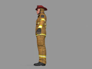 fire fighter 3D Model