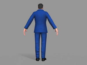 business suit man Model 3D