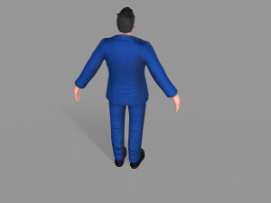 business suit man Model 3D