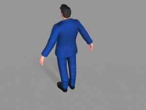 business suit man Model 3D