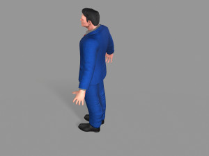 business suit man Model 3D