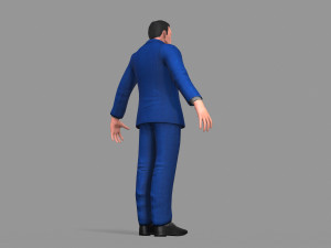 business suit man Model 3D