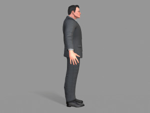 business suit man 3D Model