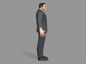 business suit man 3D Model