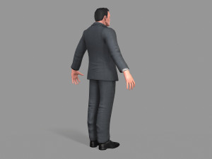business suit man 3D Model