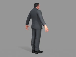 business suit man 3D Model