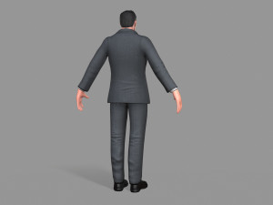 business suit man 3D Model
