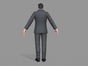 business suit man 3D Model