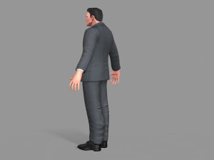 business suit man 3D Model