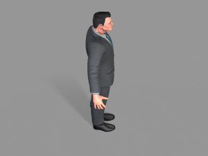 business suit man 3D Model