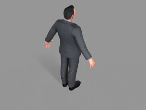 business suit man 3D Model
