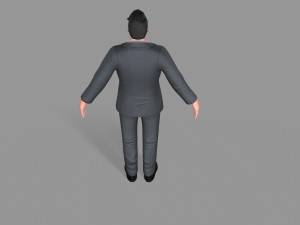 business suit man 3D Model