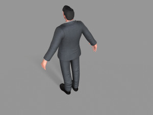 business suit man 3D Model