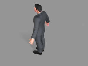 business suit man 3D Model