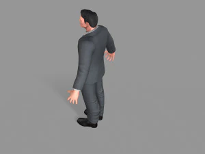 business suit man 3D Model