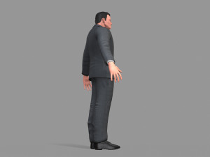 business suit man 3D Model