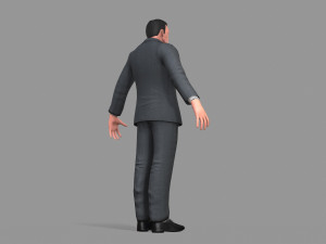 business suit man 3D Model
