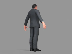 business suit man 3D Model