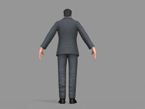 business suit man 3D Model