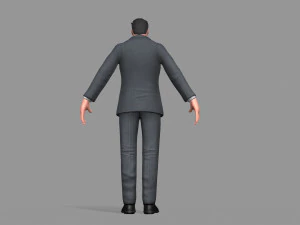 business suit man 3D Model
