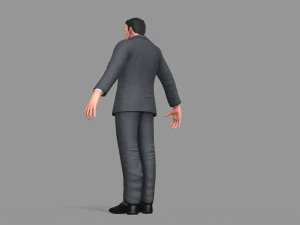business suit man 3D Model