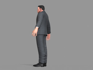business suit man 3D Model