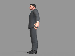 business suit man 3D Model