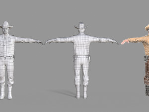 policeman sheriff 3D मॉडल