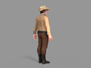 policeman sheriff 3D मॉडल