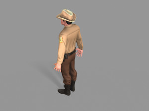 policeman sheriff 3D मॉडल