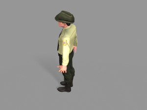 policeman sheriff 3D 모델