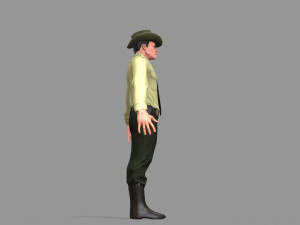 policeman sheriff 3D 모델