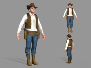 vaqueiro Modelo 3D