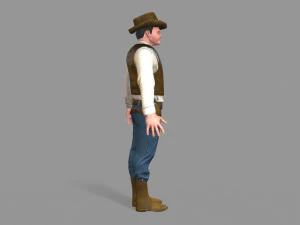 cowboy 3D Model