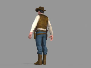 cowboy 3D Model