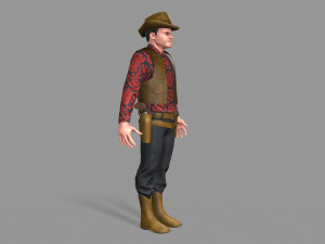 cowboy 3D Model