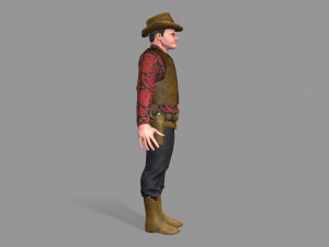 cowboy 3D Model