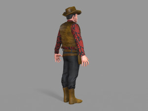 cowboy 3D Model