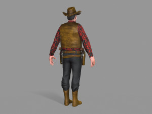 cowboy 3D Model