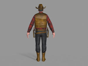 cowboy 3D Model