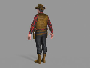 cowboy 3D Model