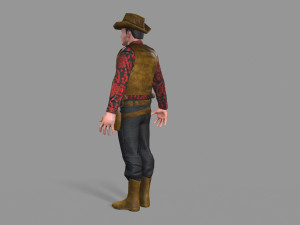 cowboy 3D Model