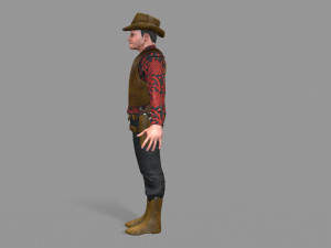cowboy 3D Model