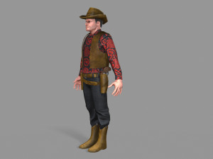 cowboy 3D Model