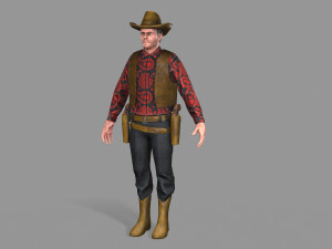 cowboy 3D Model