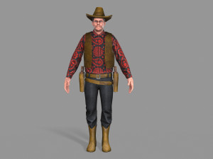cowboy 3D Model