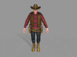 cowboy 3D Model