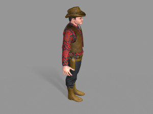 cowboy 3D Model