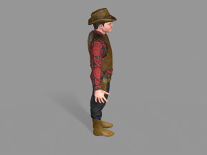 cowboy 3D Model