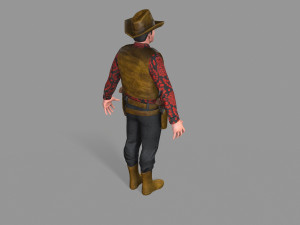 cowboy 3D Model
